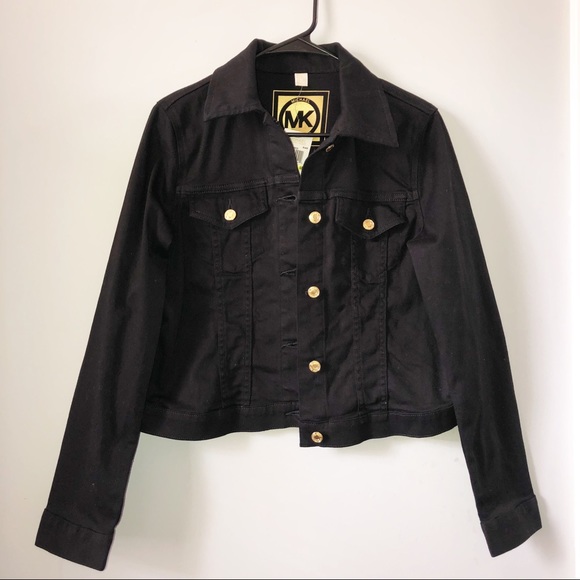 MICHAEL Michael Kors Jackets & Blazers - ⭐️NWT⭐️ Michael Kors black denim jacket.